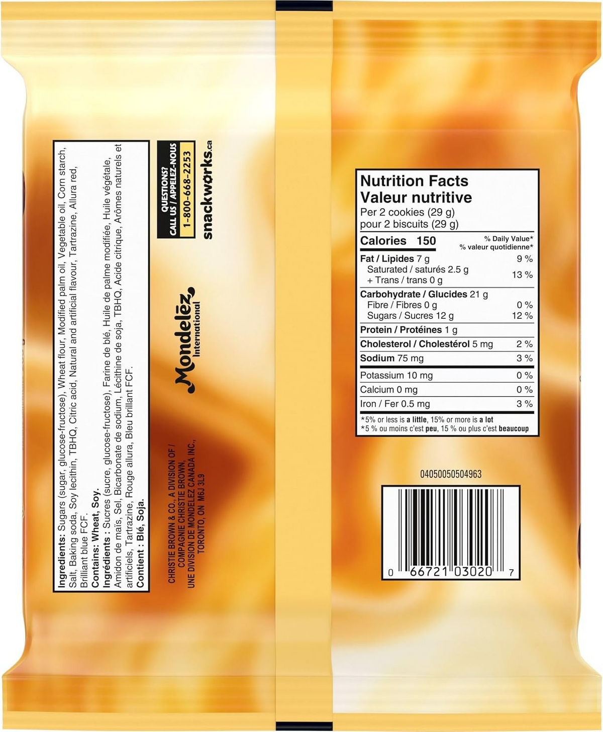 OREO Brown Sugar Bubble Tea Flavoured Cookies, 263 g