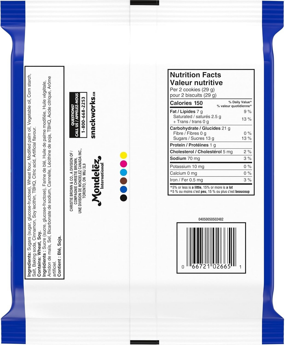 OREO Cinnamon Bun Sandwich Cookies, 261 g